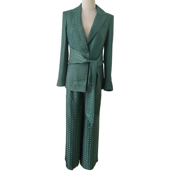 Veronica Beard Colter Geometric Pant US 10 - Picture 5 of 13